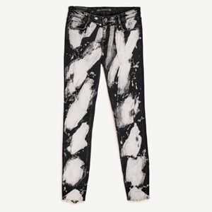 NWT Zara Bleached Skinny Jeans